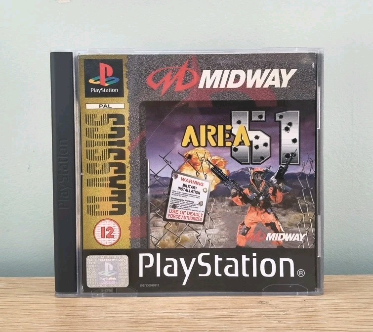 Area 51 (Sony PlayStation 1, 2000) PS1 Game