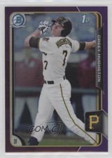 2015 Bowman Draft Chrome Purple Refractor 151/250 Casey Hughston #9 0g0