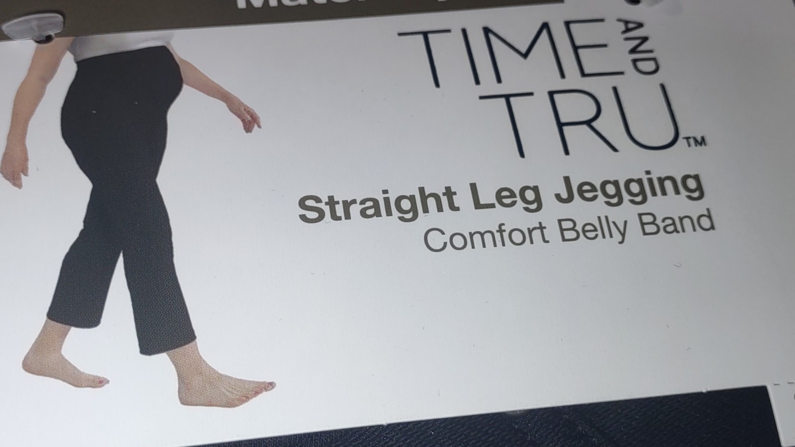 Maternity Small 4 6 Straight Leg Jeggings Black Jean Denim