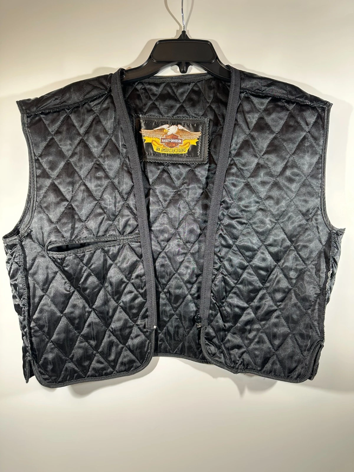 Harley-Davidson Insulated Removable Sleeveless Vest Liner Zip In Size Small