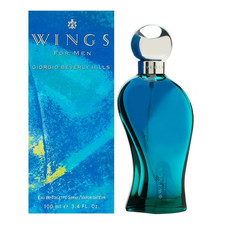 GIORGIO BEVERLY HILLS WINGS EAU DE TOILETTE SPRAY FOR MEN - 3.4 OZ/100 ML IN BOX