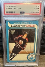 1979 TOPPS WAYNE GRETZKY #18 RC Rookie Card - PSA 4 VG-EX. rookie card picture