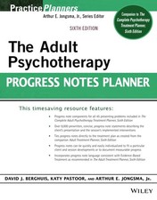 Adult Psychotherapy Progress Notes Planner  Therapy Session Organizer  Guide