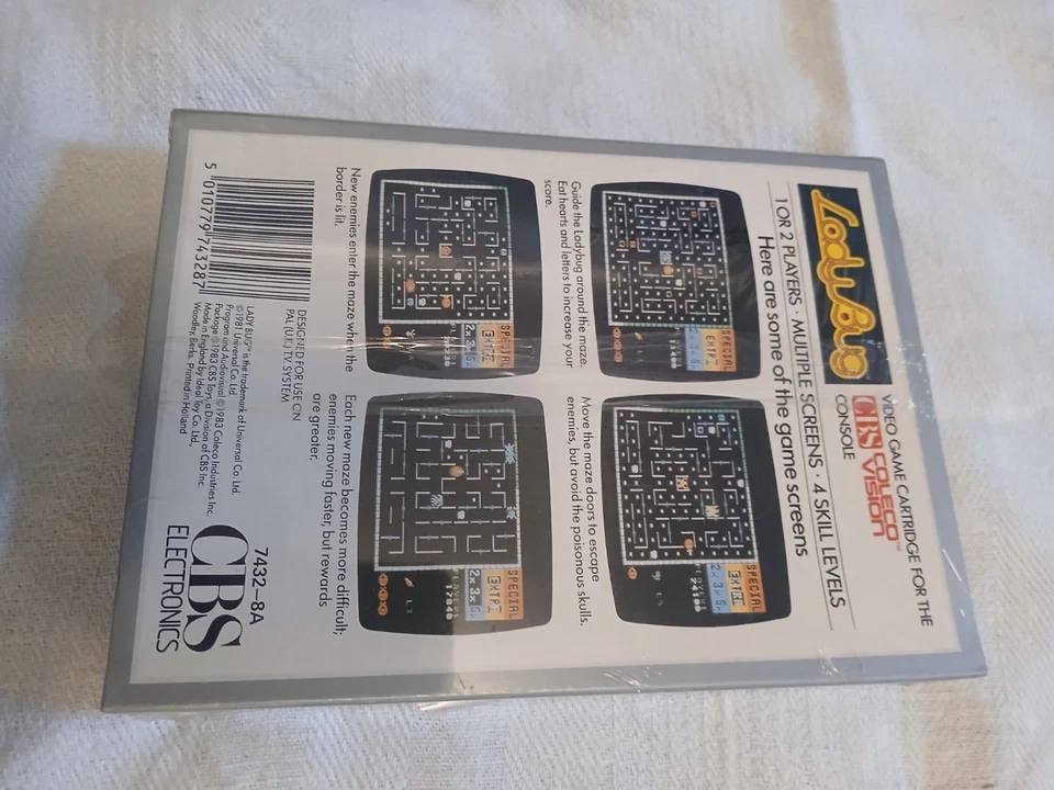 Ladybug Lady Bug Colecovision Nuovo (Strappo sul fronte) - Immagine 2 di 3