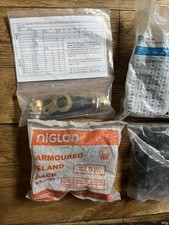 Pack X 4 Armoured Cable Gland INDOOR BW20s BW25 BW32 BEST PRICES  FREE DELIVERY 
