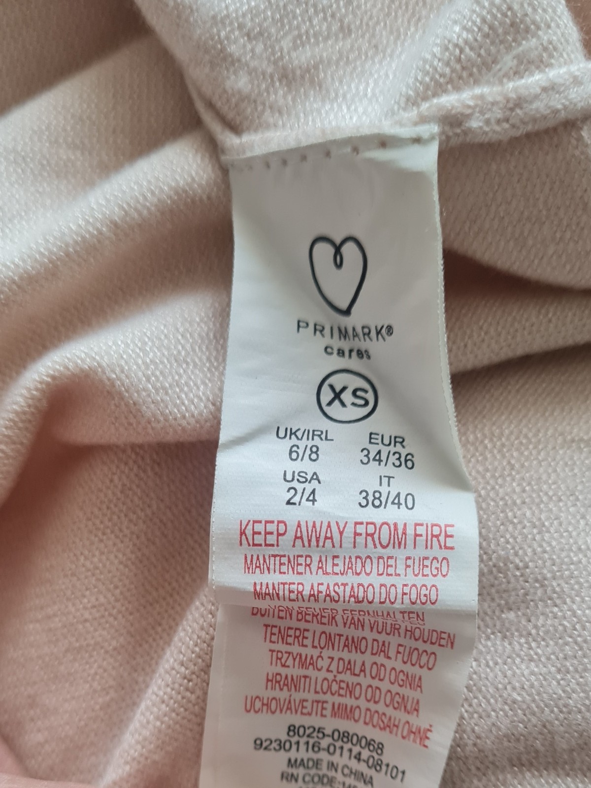 Primark Women's Sleeveless Turtleneck Jumper Size XS 6/8  (1156) image 6
