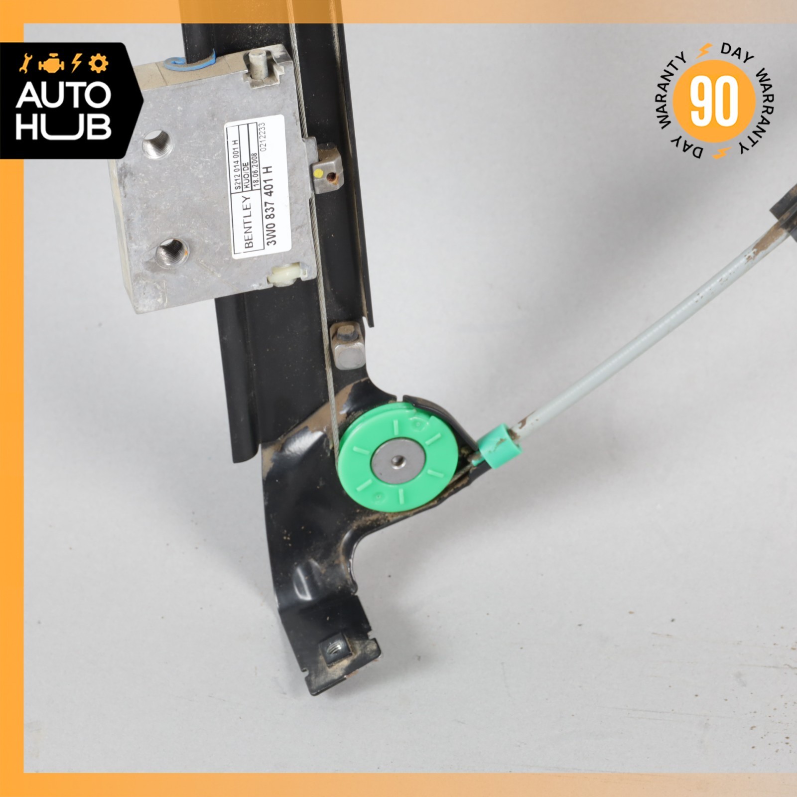 07-17 Bentley Continental GT Front Left Side Door Window Regulator OEM 31k