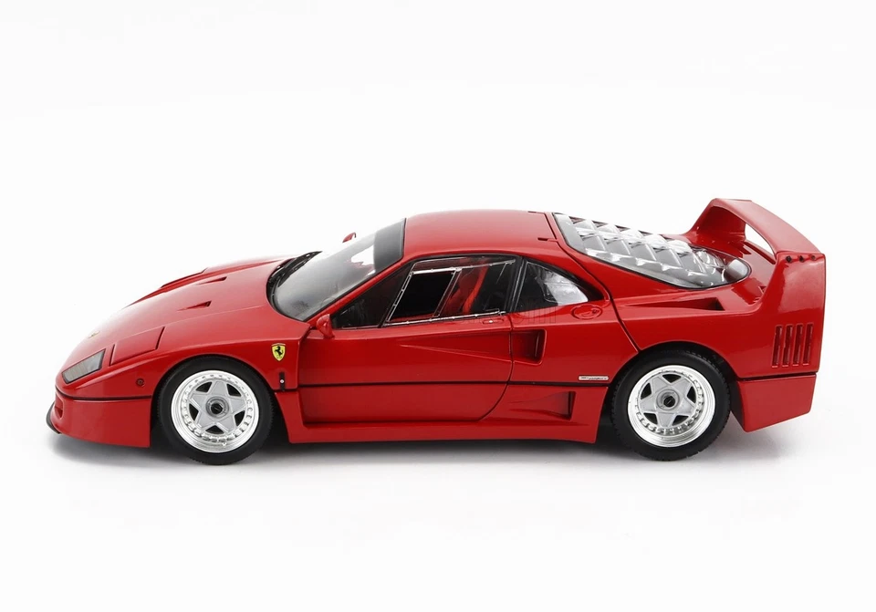 MODELLINO AUTO STATICO KYOSHO FERRARI F40 1987 ROSSO MODELLISMO SCALA 1/18 - Immagine 3 di 4