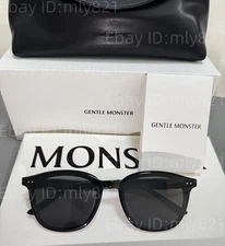 GentleMonster Sunglasses  JUDE 01 Black Frame Black Lenses
