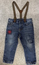 Oshkosh B gosh Jeans With Suspenders 12M
