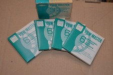 NOS GAF View-Master 6 Personal Stereo Reel Mounts with Envelopes - Blank Reels