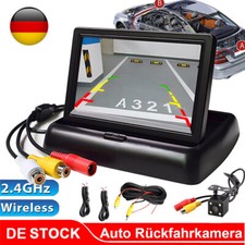 Rückfahrkamera Einparkhilfe Auto KFZ PKW Kamera mit 4.3'' LCD Monitor Nachtsicht