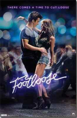 2011 PARAMOUNT FOOTLOOSE MOVIE POSTER KENNY WORMALD JULIANNE HOUGH 22x34 NEW
