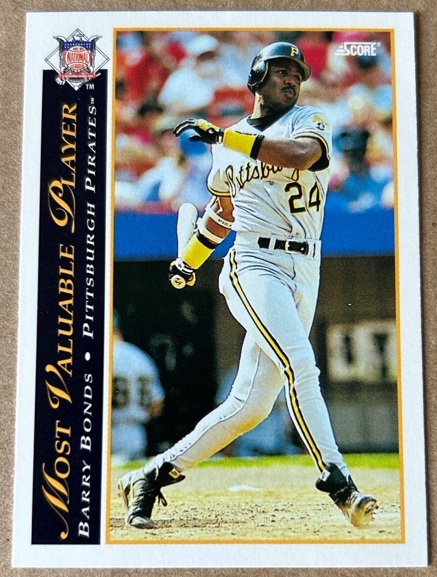 BARRY BONDS 1993 SCORE MVP Card #482 NM-MT Condition | eBay