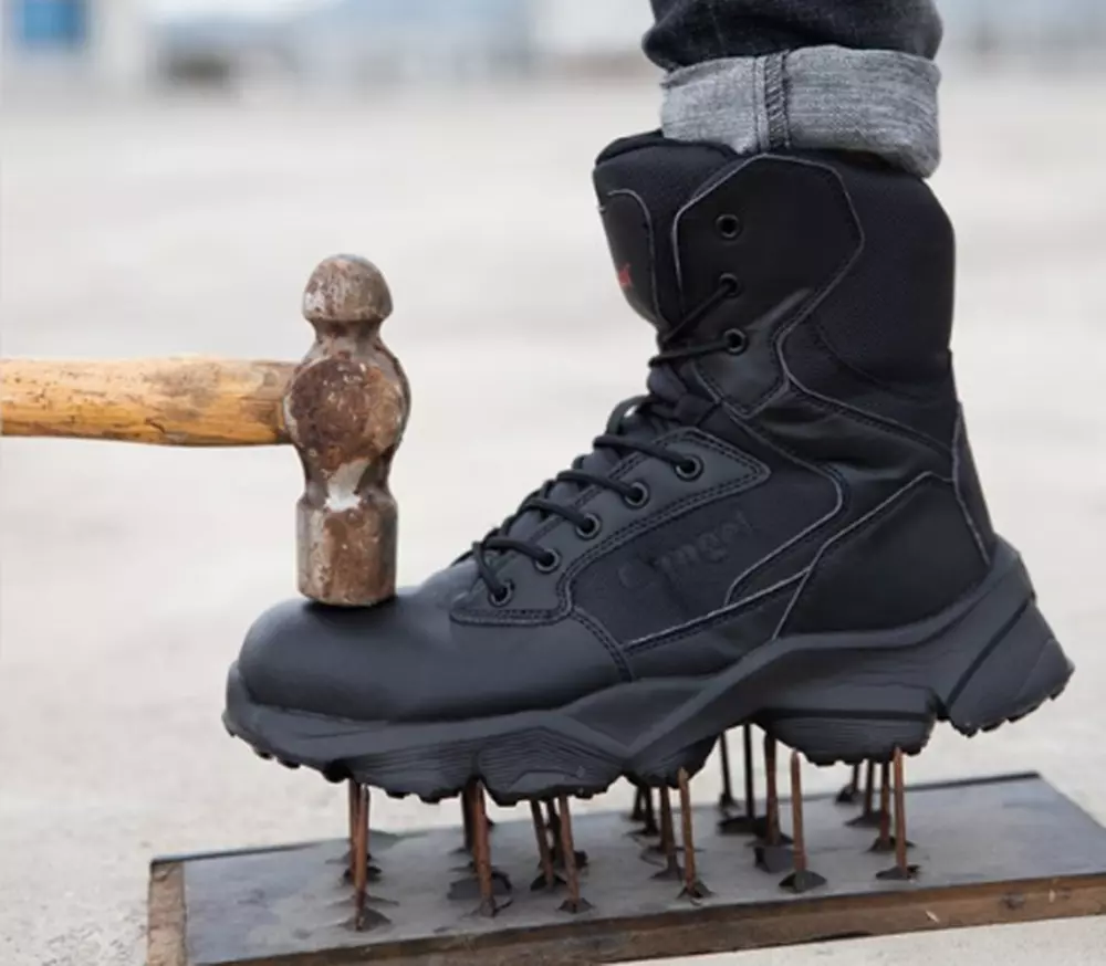 MENS LIGHTWEIGHT STEEL TOE CAP MILITARY COMBAT SAFETY SHOES WORK BOOTS SIZE