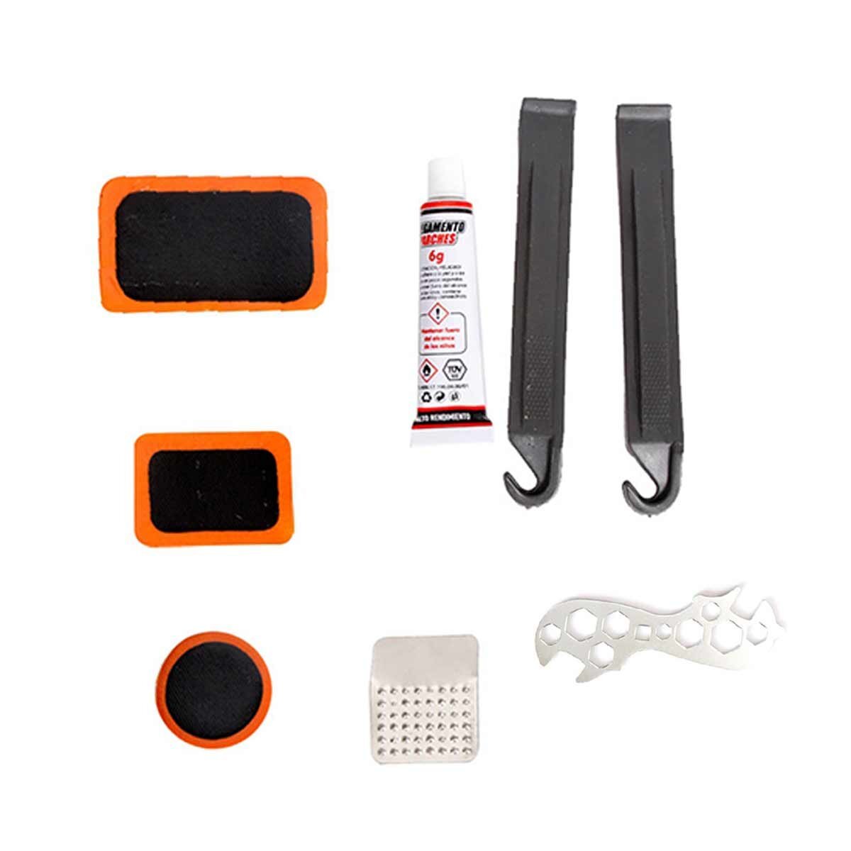 Kit Riparazione Forature Bici - Toppe Vulcanizzanti Permanenti, Riparazione In 3 Minuti