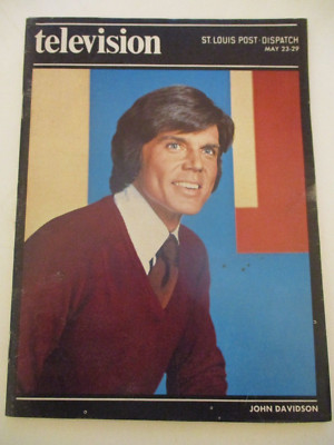 John Davidson- St. Louis Post-Dispatch TV Guide Magazine 1976