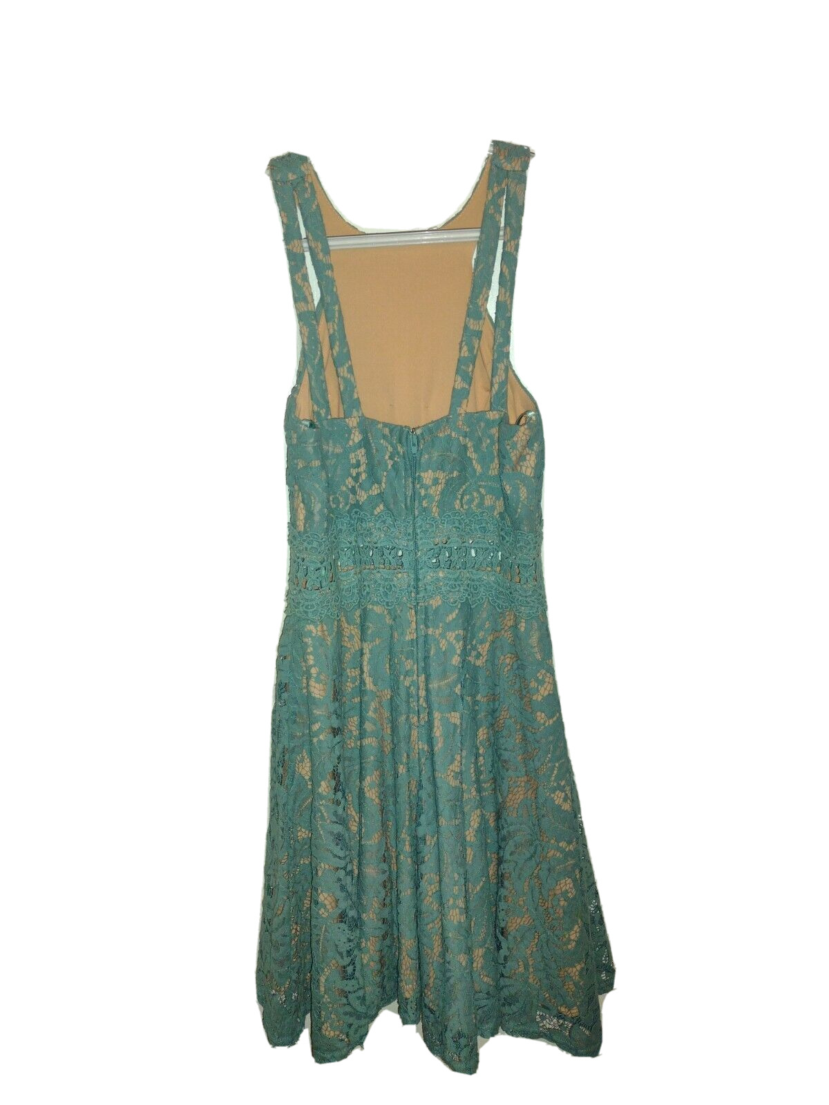 Jodi Kristopher Turquoise Lace fully lined dress … - image 2