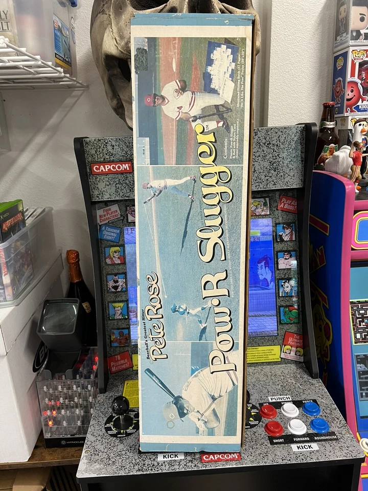 1985 Pete Rose Pow R Slugger Ударная Система В коробке В комплекте в Коробке Плакат Руководство - Изображение 2 из 4