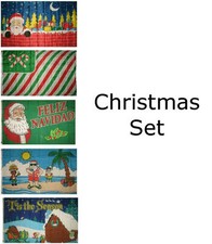 3x5 Merry Christmas Happy Holidays 9 5 Flag Wholesale Set 3'x5' House Banner