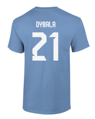Argentina Soccer #21 Paulo Dybala World Football Adult and Youth T