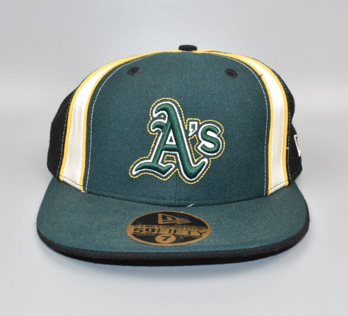 Oakland Athletics Vintage New Era 59FIFTY Fitted Cap Hat - Size: 7