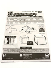 Minecraft Crafting 101 Instructions Overworld Deluxe Pack 16721 Paper Craft 2013