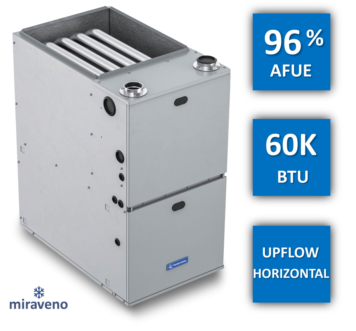 MRCOOL Gas Furnace 60K BTU Natural Gas Furnace or LP 96% AFUE