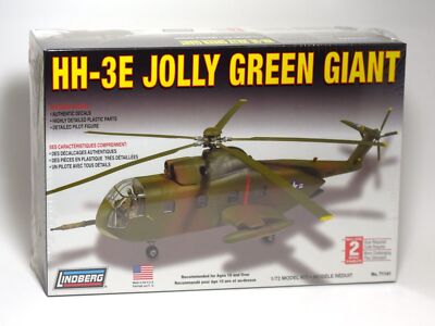 Lindberg 71141 1/72 Scale HH-3E Jolly Green Giant Plastic Model Helicopter Kit