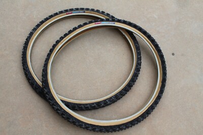 Paire De Pneus VTT Tioga Psycho-K Amber 26 X 1.95 – Hommage John Tomac