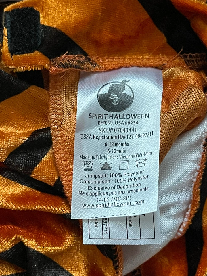 Disfraz de tigre bebé Halloween disfraz Foto 3 de 3