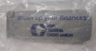 Northwest Airlines Lint Brush Credit Union MN Rare VHTF NOS Sealed Vintage 