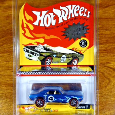 Hot Wheels RLC Neo-Classics '67 Camaro 6029/10500 Ice Blue Series