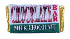 Dolls House Chocolate Bar in Wrapper Miniature Shop Store Accessory