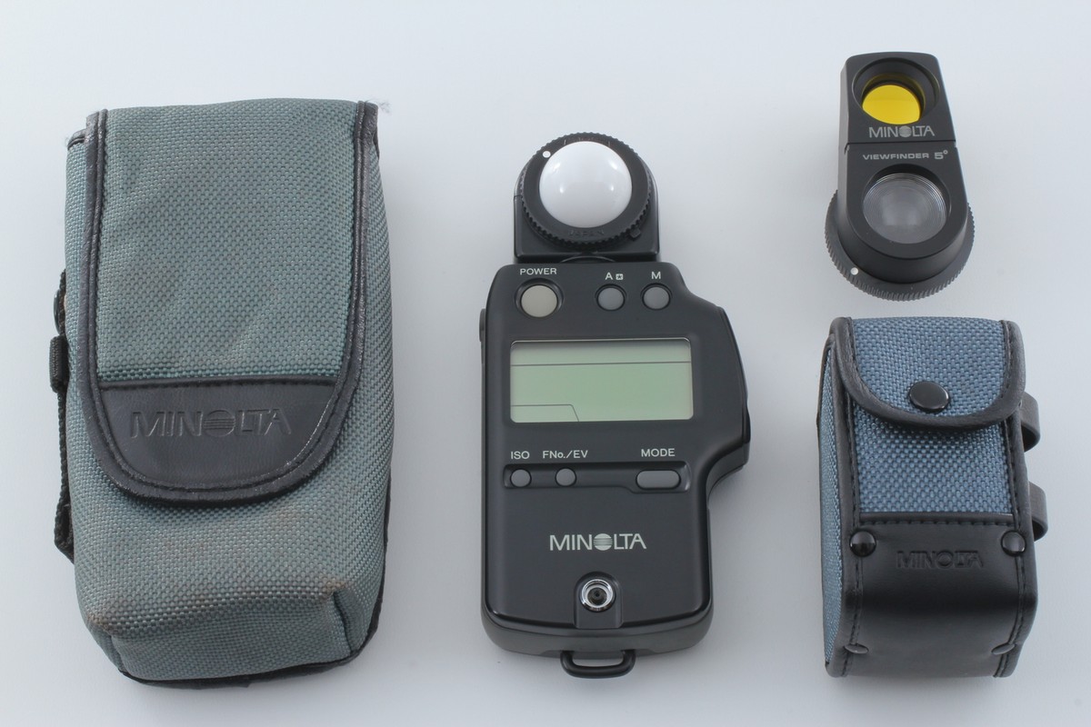 MINT w/ Viewfinder 5° ] MINOLTA Auto Meter IV F Flash Light Meter 