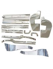 Mercedes-benz 16-piece Chrome Door Trim Kit W113 230sl 250sl 280sl