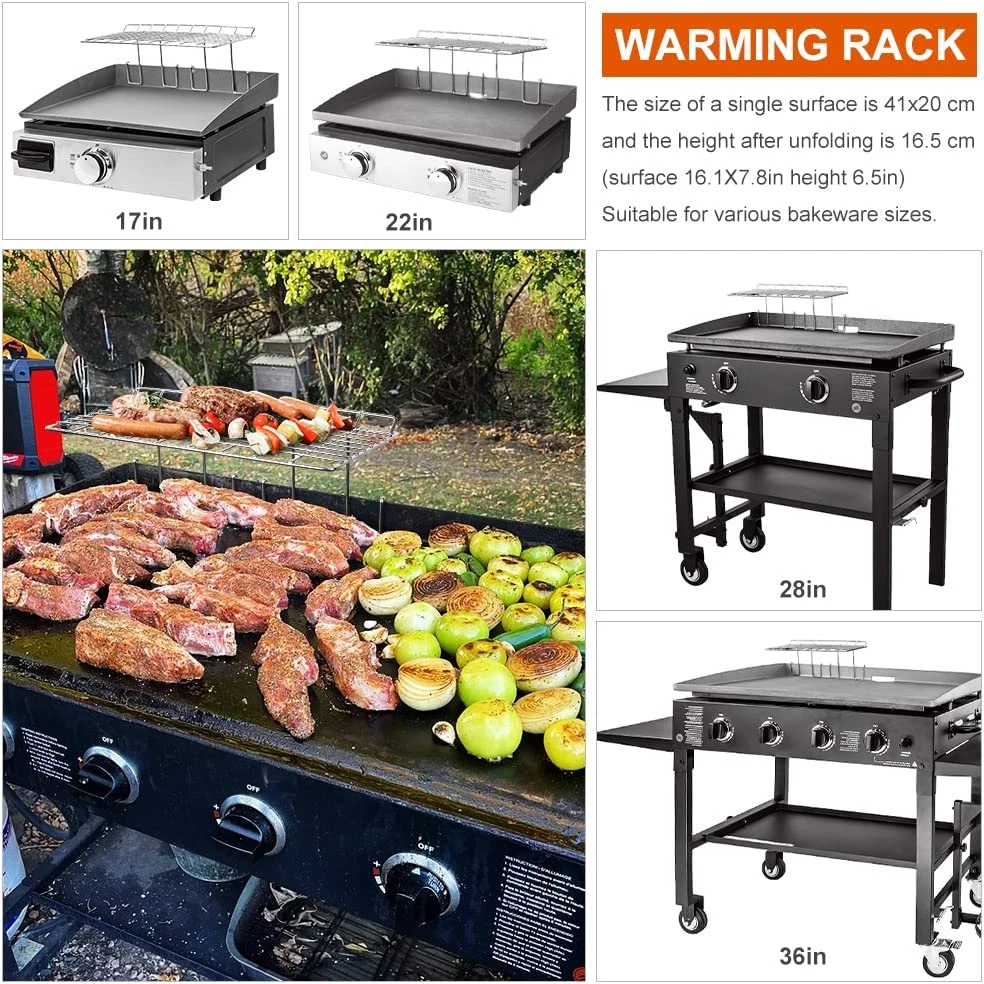 Warming Rack For Blackstone 17'', 22'', 28'' And 36 Inch, 52 OFF