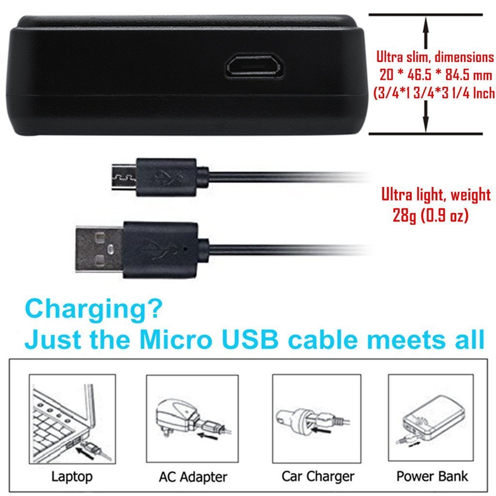 Panasonic DMW-BLG10 Li-Ion Battery & Charger Travel Bundle