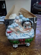 Kurt S. Adler Betty Boop Bubble Bath Ornament 1998