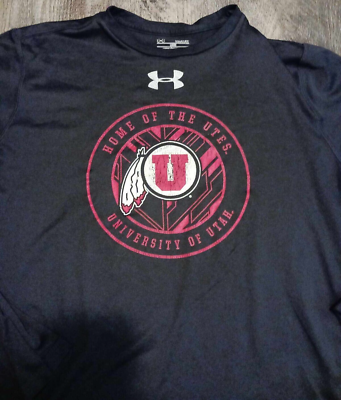 Under Armour HeatGear T-Shirt University Utah Utes Football Mens