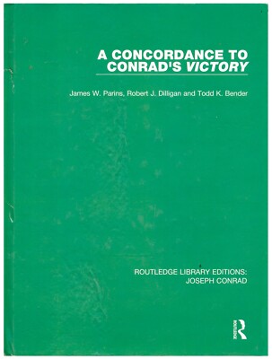 A Concordance to Conrad's Victory by Parins HC 2020   W7