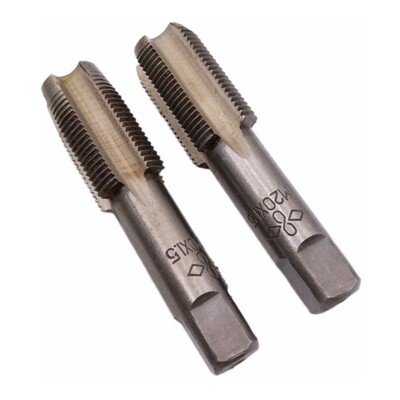 HSS 20mmx1.5 Metric Taper & Plug Tap Right Hand Thread M20x1.5mm Pitch M1010