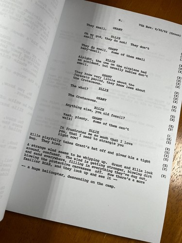 Jurassic Park Script Signed- Autograph Reprints- 142 Pages- Dinosaurs - Picture 8 of 8