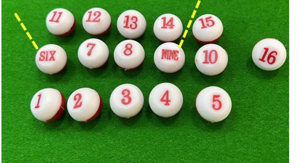 1Pc Billiard Kelly Pool Shaker Bottle with 16 Numbered Tally Balls Peas AU - image 4 of 4