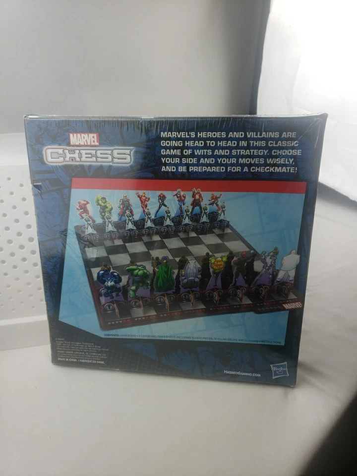Marvel Chess Hasbro Gaming Heroes And Villains Iron Man Hulk Venom Thanos - Image 4 of 4
