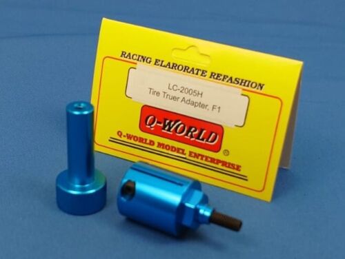 (Q-World LC-2005H) Tire Truer Tire Cutter Adapter / Tamiya F1 / 8mm Shaft