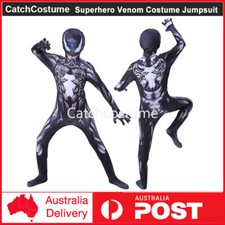 Kids Venom Costume Boys Superhero Jumpsuit Halloween Book Week Cosplay Outfit