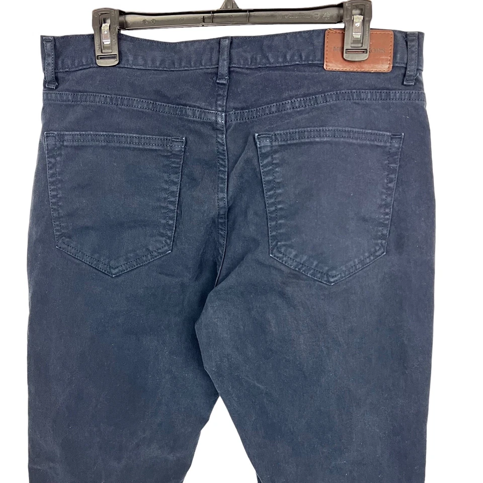 Pantalones de Jean MICHAEL KORS Para Hombre Talla W34/L30” Ins Actual 29.5” Azul Bolsillos Elásticos Foto 4 de 4