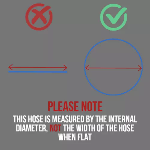 2” PVC LAYFLAT Water Delivery Hose | Delivery Discharge Pipe Pump Lay Flat - Picture 2 of 9