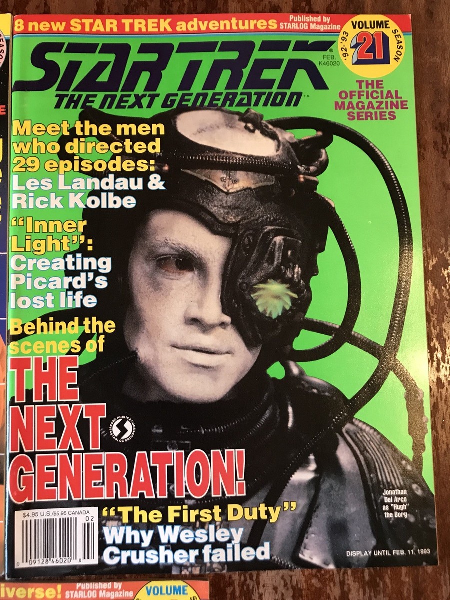 Lot Of 5 Star Trek The Next Generation Magazine #19 20 21 22 23